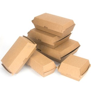 American Hamburger <span class=keywords><strong>Box</strong></span> Portable Take-Out and Packaging para <span class=keywords><strong>Big</strong></span> for Mac Pineapple Bun Pork Chop Burgers para servicio de alimentos - Product Image 5