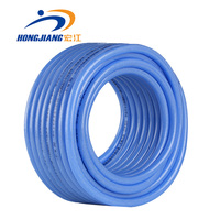 Selang Taman Fleksibel Hibrida PVC Transparan Berpenguat Serat Bersertifikasi ISO Tekanan Tinggi 3-8 bar -20C hingga 100C Panjang 10-20m