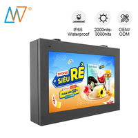 Écran LCD vertical intelligent extérieur 27 pouces Ip65 Machine publicitaire de signalisation numérique étanche