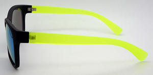 Lunettes <span class=keywords><strong>de</strong></span> <span class=keywords><strong>soleil</strong></span> <span class=keywords><strong>en</strong></span> <span class=keywords><strong>ligne</strong></span> neutres <span class=keywords><strong>en</strong></span> caoutchouc CE Chine prix bon marché branches jaunes fluorescentes claires vente - Product Image 3