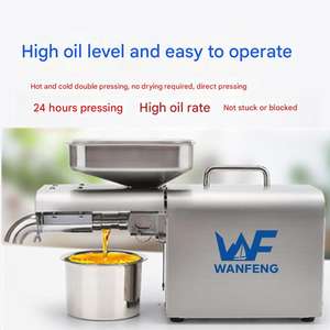 Mini presse <span class=keywords><strong>à</strong></span> huile automatique en acier inoxydable, idéale pour la production d'huile de cuisine <span class=keywords><strong>à</strong></span> domicile - Product Image 2