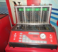 Sistema de inspección de inyectores de 8 cilindros BC-8H de Beacon, con control simulado de RPM del motor, detección de fugas y función de líquido automático
