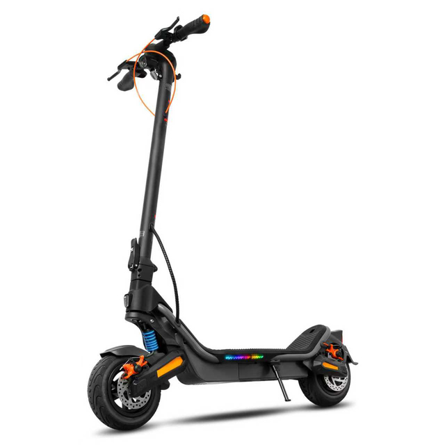 US Local Stock Rear-wheel Drive Electric Scooter  with NFC/APP  48V 13Ah 20km/h Pneumatic Tyre  Battery Long Battery Life