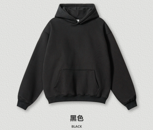 Winter Casual Heavy Duty Fleece Hooded Oversized Unisex Sweatshirt <b>Suit</b> - Product Image 4