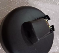 Nuovo Specchietto Rotondo Anteriore Nero Premium Resistente DZ15221770070 per Camion Sinotruk HOWO M3000 Shacman Delong