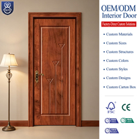 Puerta de Baño de MDF con Diseño Moderno, Clásica, Impermeable y Resistente al Viento, Superficie Acabada, Precio al por Mayor