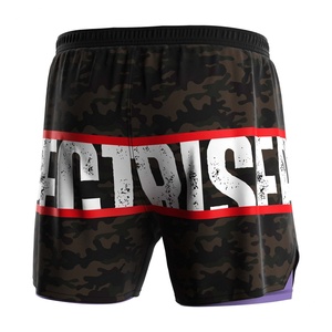 Shorts de sport à séchage rapide, leggings de compression double couche personnalisés 2 en 1 pour hommes - Product Image 2