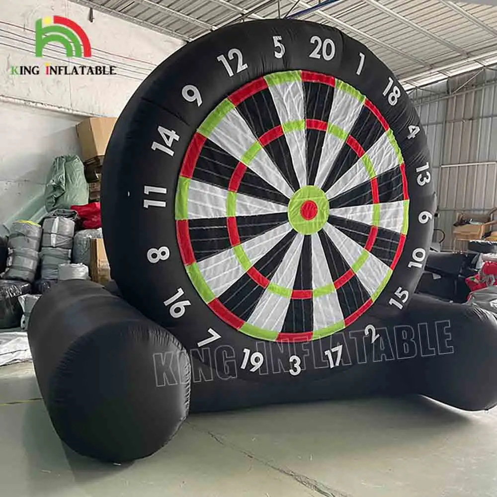 Fun Infla table Dart Game Outdoor Sport Aufblasbarer Human Football Dart / Infla table Soccer Dart Board