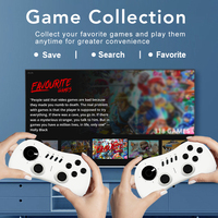Consola de Videojuegos Retro Y1 con Salida de TV 4K HD, Más de 40000 Juegos Clásicos Integrados, Control Inalámbrico de 2.4G, Consola de Juegos Plug and Play para el Hogar