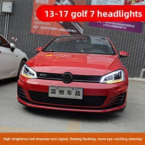 Feux de jour Full LED modifiés pour Golf 7 (2013-2017) – Éclairage de tuning pour blocs optiques YH-20240315 Golf 7 - Product Image 3