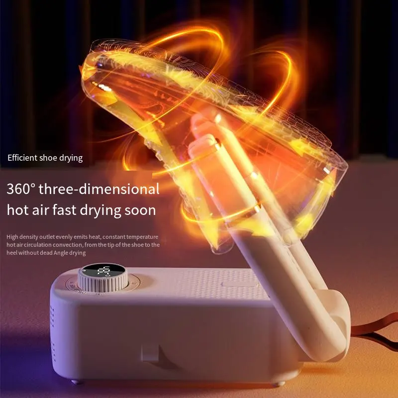 2024 Home Smart USB Portable UV Electric Shoe Dryer Machine with Timer Wet to Dry and Warm Function