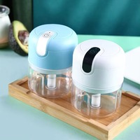 Best verkochte USB oplaadbare elektrische groentehakker, uiensnijder, fruitsnijder, keuken gadget, knoflookpers