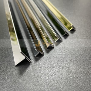 JYFMETAL LL131 Modern T-Shaped Decorative <b>Tile</b> Trim High Quality 304 Stainless Steel Wall Decoration Apartment <b>Tile</b> Accessories - Product Image 4