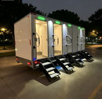 Toilettes mobiles pour événements en plein air, pour les courses de marathon, grande capacité, toilettes mobiles