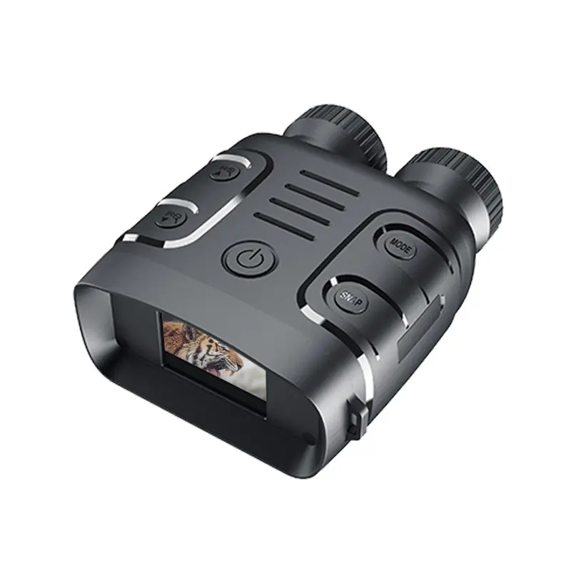 Jumelles de vision nocturne extérieure 2023 IR: caméra de chasse nocturne 1080P FHD portée de 300m Zoom 5X Max carte TF 128 Go