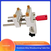 Étau de table multifonctionnel en alliage d'aluminium réglable et robuste pour le travail du bois, petite pince de serrage pour la fixation à domicile