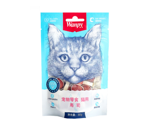 Venta al por mayor de alimentos secos para gatos saludables y nutritivos con sabor a pollo, atún, carne de bacalao para golosinas y aperitivos para mascotas - Product Image 1