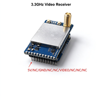 Module récepteur vidéo FPV VRX-3301 3.3G 3.1-3.7GHz 16CH VRX pour lunettes FPV Fatshark Skyzone, récepteur vidéo analogique RX 3.3G VRX