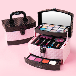 Nuevo Maletín <span class=keywords><strong>de</strong></span> <span class=keywords><strong>Maquillaje</strong></span> <span class=keywords><strong>de</strong></span> Plástico Kimyon para Niñas, <span class=keywords><strong>Juguete</strong></span> Cosmético Infantil, Juego <span class=keywords><strong>de</strong></span> Imitación, Estuche <span class=keywords><strong>de</strong></span> <span class=keywords><strong>Maquillaje</strong></span> No Tóxico, Fácil <span class=keywords><strong>de</strong></span> Lavar - Product Image 1