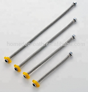 Tamaño personalizado lavabos <span class=keywords><strong>de</strong></span> metal mangueras <span class=keywords><strong>de</strong></span> <span class=keywords><strong>ducha</strong></span> <span class=keywords><strong>de</strong></span> entrada manguera <span class=keywords><strong>flexible</strong></span> recta agua trenzada - Product Image 2