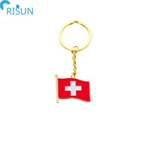 Haute qualité suisse suisse porte-clés sceau de <span class=keywords><strong>carte</strong></span> suisse porte-clés drapeau suisse porte-clés porte-clés pendentifs accessoires en métal - Product Image 3