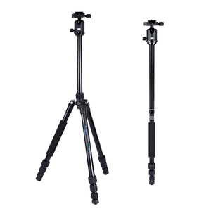 Mini <span class=keywords><strong>trépied</strong></span> professionnel portable en alliage d'aluminium avec tête sphérique à 360° pour caméras vidéo et numériques - Product Image 1