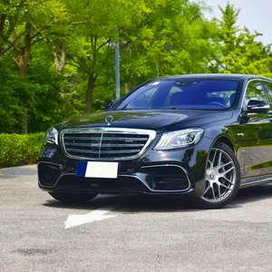 Autoteile Auto Bodykit Ganzkörper-Kit S63 Modifizierter Facelift für Mercedes S Klasse W222 S320 S400 Kühlergrill Stoßstange Diffusor Lippe