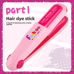AiJH Kit de coloration capillaire DIY, ensemble de jeu pour filles, crayons de couleur lavables, peigne à craie pour cheveux, coloration temporaire, jouets en gros - Product Image 4