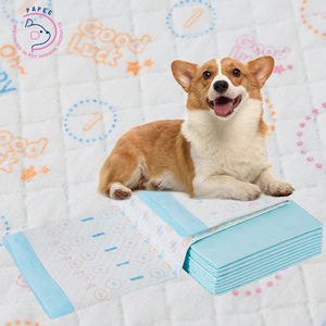 Inodoro de entrenamiento para perros de entrega rápida de tamaño completo, almohadillas desechables con estampado personalizado para cachorros, almohadilla de entrenamiento para mascotas superabsorbente - Product Image 1