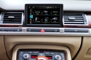 Xe Video Đài Phát Thanh Cho Audi A8 2011 2017 Xe Stereo Swc <span class=keywords><strong>GPS</strong></span> <span class=keywords><strong>Navigation</strong></span> <span class=keywords><strong>8Inch</strong></span> Xe Đơn Vị Đầu 7862 Android 12 Hệ Thống - Product Image 2