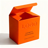 Emballage recyclable pour boîte de parfum, papier d'art texturé de luxe avec logo personnalisé imprimé, finition texturée, revêtement UV