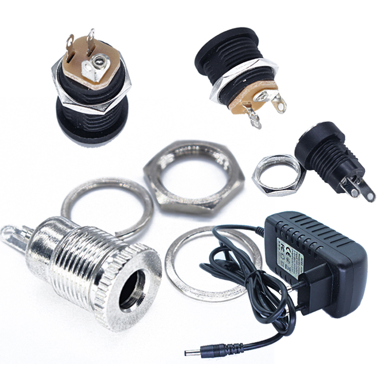 Dc панель Jack 5,8 мм 12 В Dc разъем Pcb 2,1 5,5 17 мм 40 мм 2 Pin 5,5 2,1 1/2 кирпич Dc В Dc разъем 1,7 мм 5,5 мм 165 мм Dc разъем