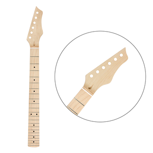 Oferta especial: Mástil de guitarra de 22 trastes con tornillos, de arce canadiense satinado, forma C, con incrustaciones traseras - Product Image 3