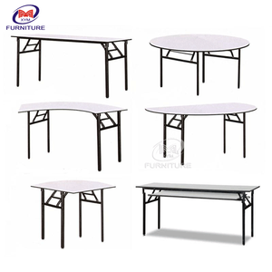 Nhà Máy Trực Tiếp Phục Vụ Tiệc Khách Sạn <span class=keywords><strong>PVC</strong></span> <span class=keywords><strong>Folding</strong></span> Half Moon Bảng Để Bán - Product Image 4