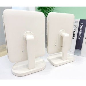 Intelligent LED <b>Makeup</b> <b>Mirror</b> with Light, Bedroom, Three Fold Light Filling Shell, Frosted Table Top Beauty <b>Mirror</b> - Product Image 6