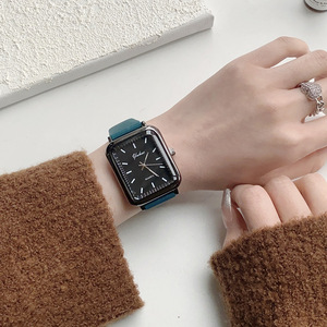 Fashionable <b>Watch</b> for Woman Square Dial Silicone Strap Charm Ladies Quartz <b>Watches</b> Gifts for Women - Product Image 4