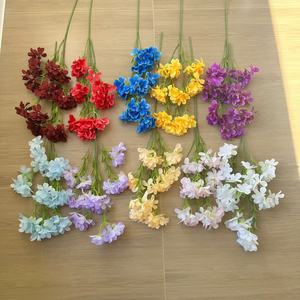 Fleurs artificielles Junheyuan, branche unique en soie, pour décoration de maison, mariage, arrangement floral - Product Image 1