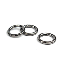 Alliage de zinc 38mm multicolore cercle mousqueton joints toriques sac à main sangle fermoir mousqueton Clip boucle ressort sac matériel pièces