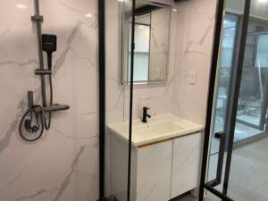 Casa Prefabricada 2024 <span class=keywords><strong>Shein</strong></span>, Módulo de <span class=keywords><strong>Baño</strong></span> para Contenedor de 20 Pies/40 Pies, Casa de Campo con Escalera, Cabaña Apple para Puerto Rico - Product Image 3