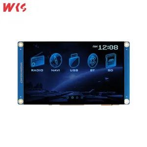 צבע TFT LCD 5 אינץ' לוח תצוגת LCD 800x480 IPS RGB 40Pin 500cd/m2 LCD בהירות גבוהה עם התנגדות וקונספטיבי