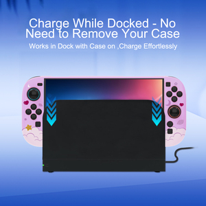 Set di Custodie Rigide in PC con Impugnature Curve e Cornice Centrale per Joycon con Motivi Femminili e Carini per <span class=keywords><strong>Nintendo</strong></span> <span class=keywords><strong>Switch</strong></span> 2 Accessori per Gaming - Product Image 3