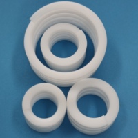 Haute élasticité PTFE anneau de secours personnalisable spirale et cylindre rond usine produit en plastique