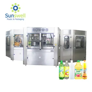 China Sunswell manufacturing automatic small scale juice processing filling machine package production line