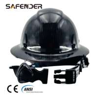 Casque de sécurité léger en fibre de carbone véritable, certifié CE, conforme à la norme ANSI, haute résistance aux chocs, fabriqué par le fabricant d'origine