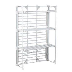 Porte-<span class=keywords><strong>linge</strong></span> pliant chauffant électrique <span class=keywords><strong>à</strong></span> 3 niveaux Porte-<span class=keywords><strong>linge</strong></span> pliable en tissu Chaussette Serviette Séchage Airer Sèche-<span class=keywords><strong>linge</strong></span> <span class=keywords><strong>Tour</strong></span> Chauffe - Product Image 2