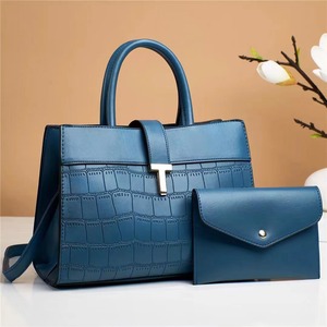 Tas Tote Wanita Kapasitas Besar Tren 2024, Tas Jinjing Kasual Motif Batu, Berkualitas Tinggi - Product Image 4