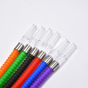 अनुकूलित क्रॉस-बॉर्डर नई ऐक्रेलिक हुक्का पाइप, विस्तारित स्टेनलेस स्टील के मुखपत्र, दो रंग की सूती आस्तीन हुक्का पुआल - Product Image 4