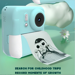 Mini imprimante multifonction avec appareil photo pour enfants, appareil photo thermique à double objectif avant et arrière pour enfants, jouet éducatif en gros - Product Image 2