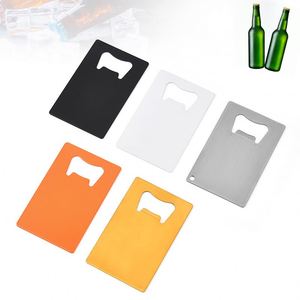 Abridor de Botellas Plano Simple de Acero Inoxidable, Tipo Tarjeta de Crédito, con Logotipo Personalizado, para Abrir Tapas de Cerveza - Product Image 6