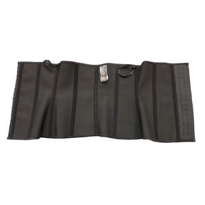 Gaine amincissante en latex respirant à imprimé floral, 3 couches, contrôle moyen du ventre, 9 baleines en acier, 3 rangées de crochets - Product Image 5